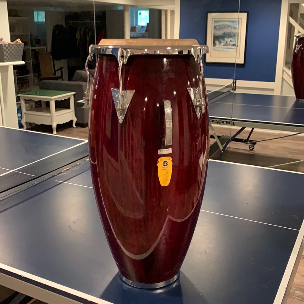 LP conga drum with stand